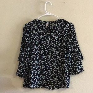 Big girls flowy hippie top 16/18 justice